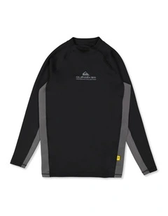 Heater Long Sleeve Rashguard In Black