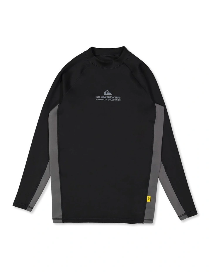 Heater Long Sleeve Rashguard In Black image 1