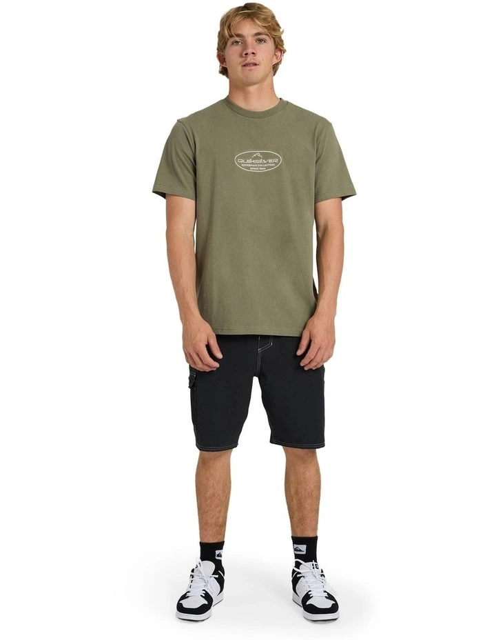 Alpine T-Shirt In Dusty Olive image 5