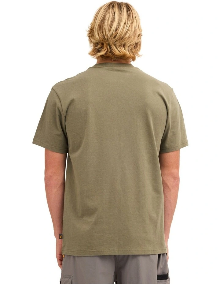 Core T-Shirt In Dusty Olive image 2