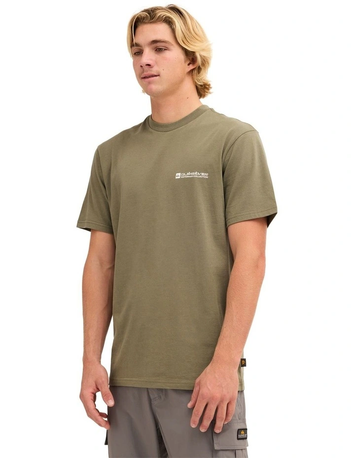 Core T-Shirt In Dusty Olive image 3