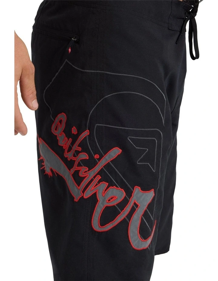 Scrawl 22 Boardshorts In Black image 4
