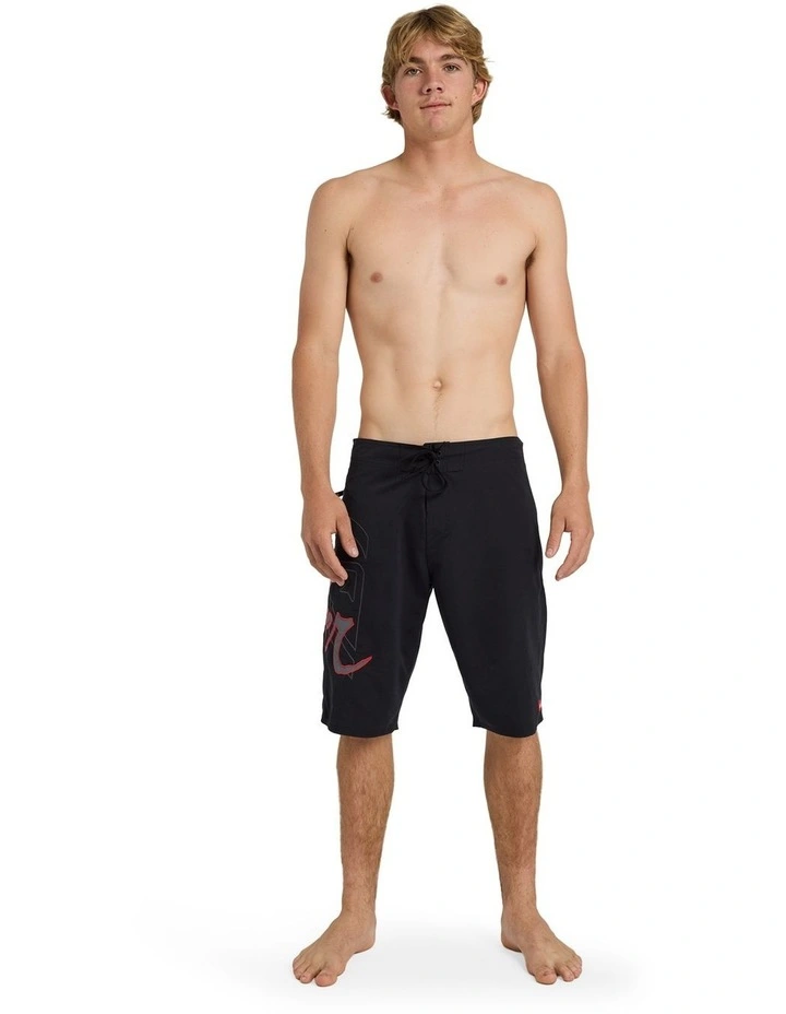 Scrawl 22 Boardshorts In Black image 5