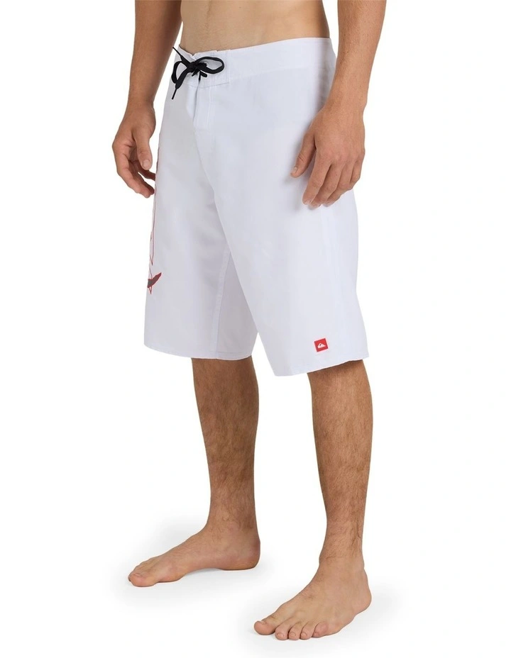 Scrawl 22 Boardshorts In White image 3