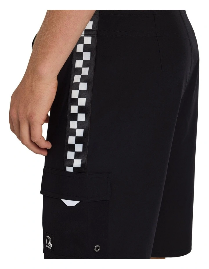 Arch Cargo 20 Boardshorts In Black image 4