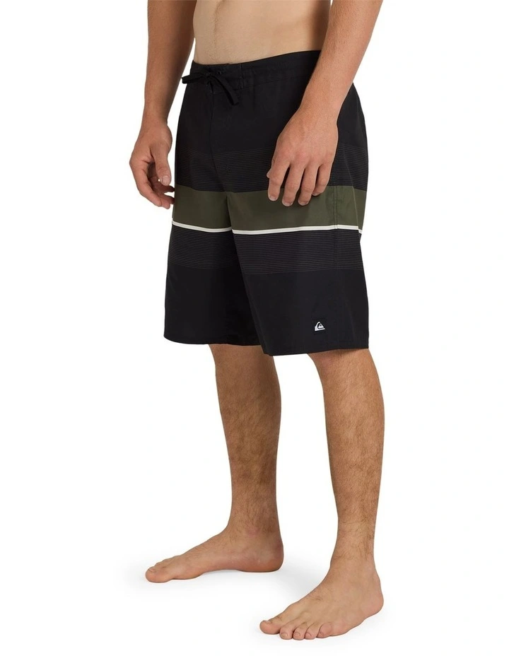 Everyday Padang Beach 20 Boardshorts In Black Padang Stripe image 3