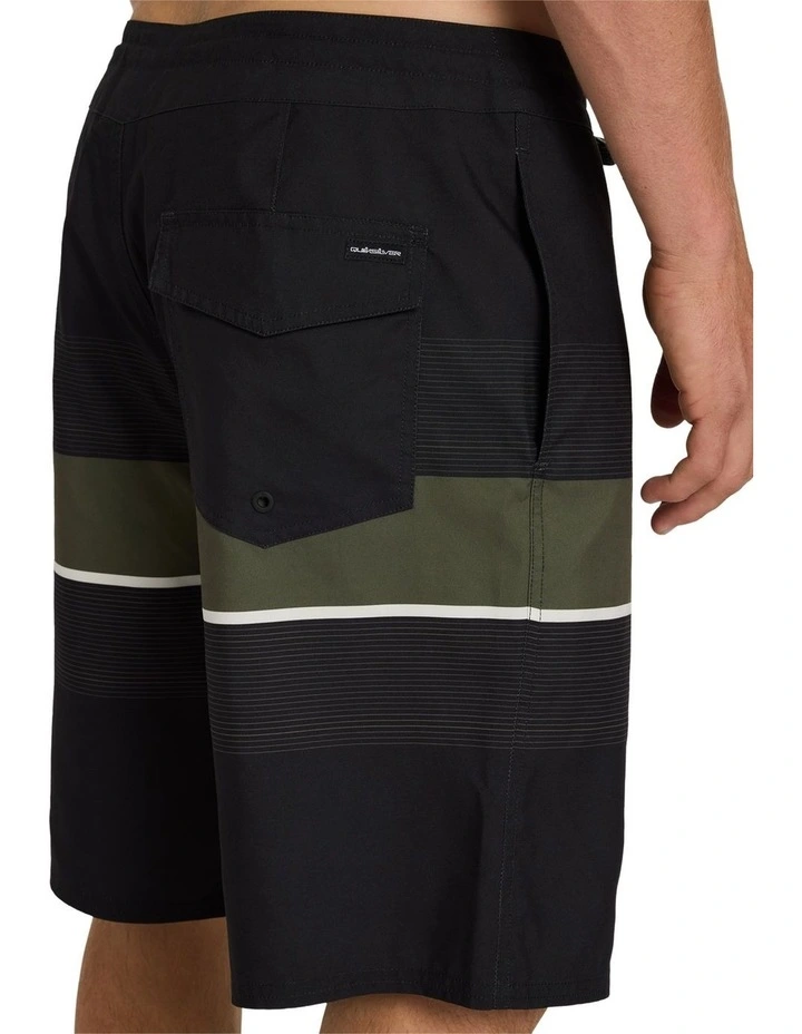 Everyday Padang Beach 20 Boardshorts In Black Padang Stripe image 4