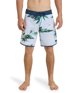 Surfsilk Scallop 18 Boardshorts In Sky Way Island Breeze