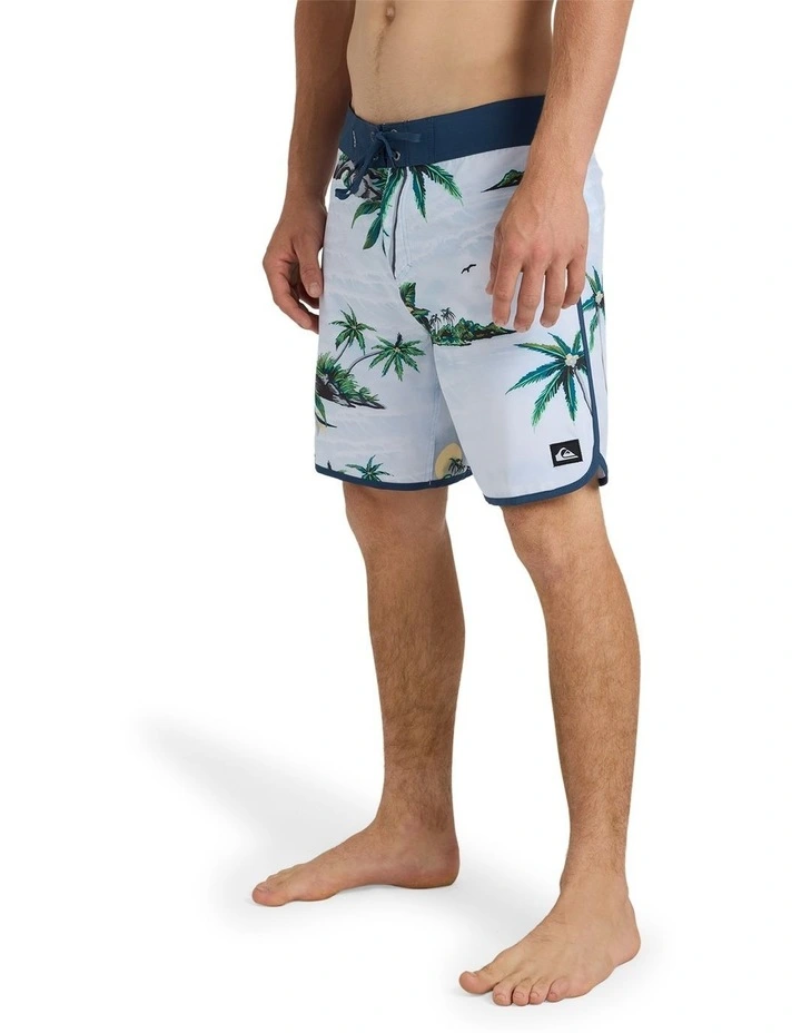 Surfsilk Scallop 18 Boardshorts In Sky Way Island Breeze image 3