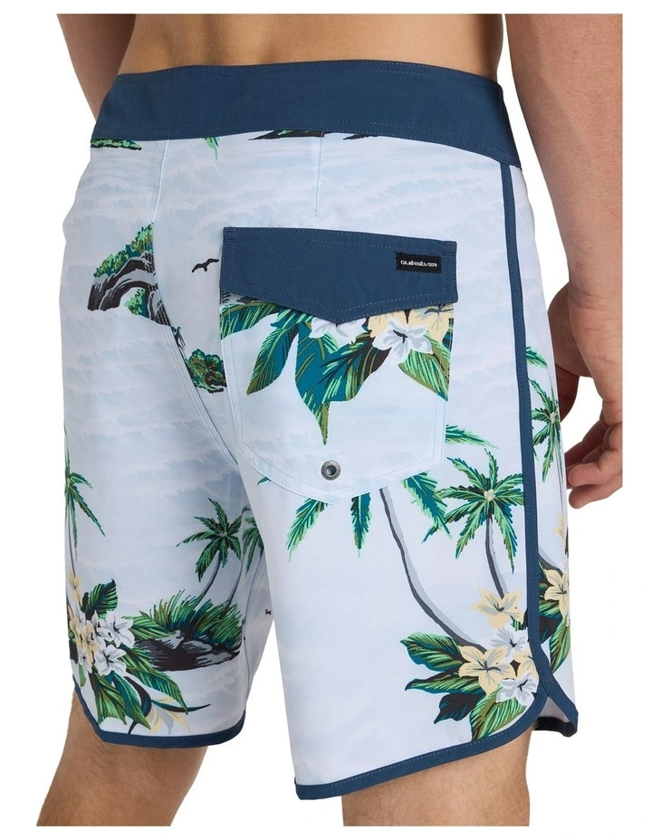 Surfsilk Scallop 18 Boardshorts In Sky Way Island Breeze image 4