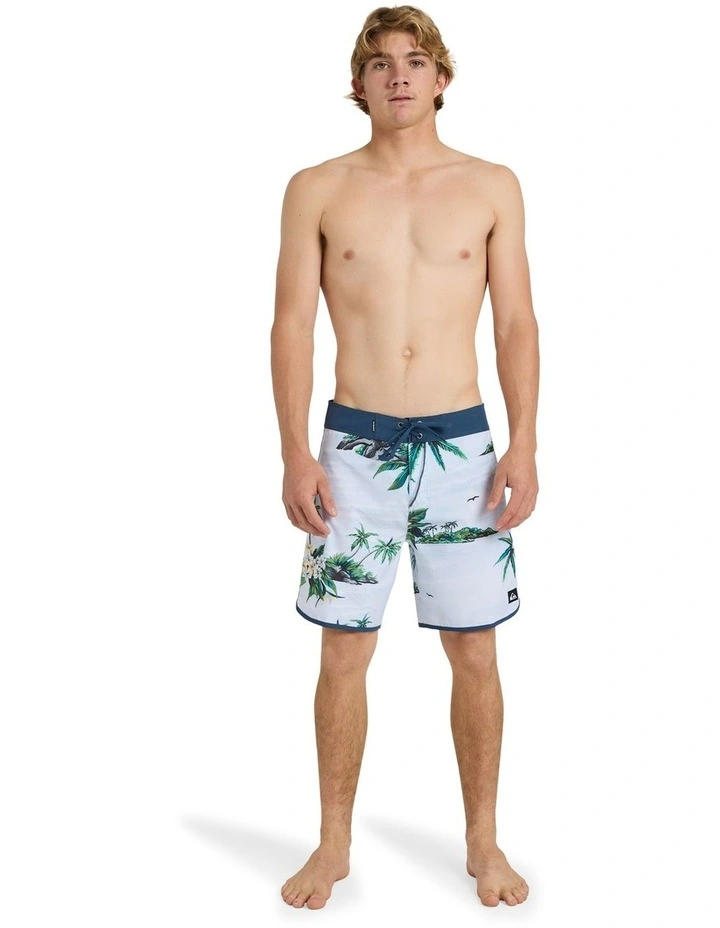 Surfsilk Scallop 18 Boardshorts In Sky Way Island Breeze image 5