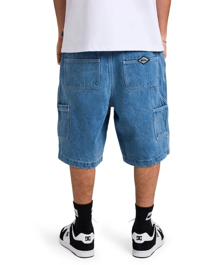 Wrench Denim Shorts In 2001 Stone Wash image 2