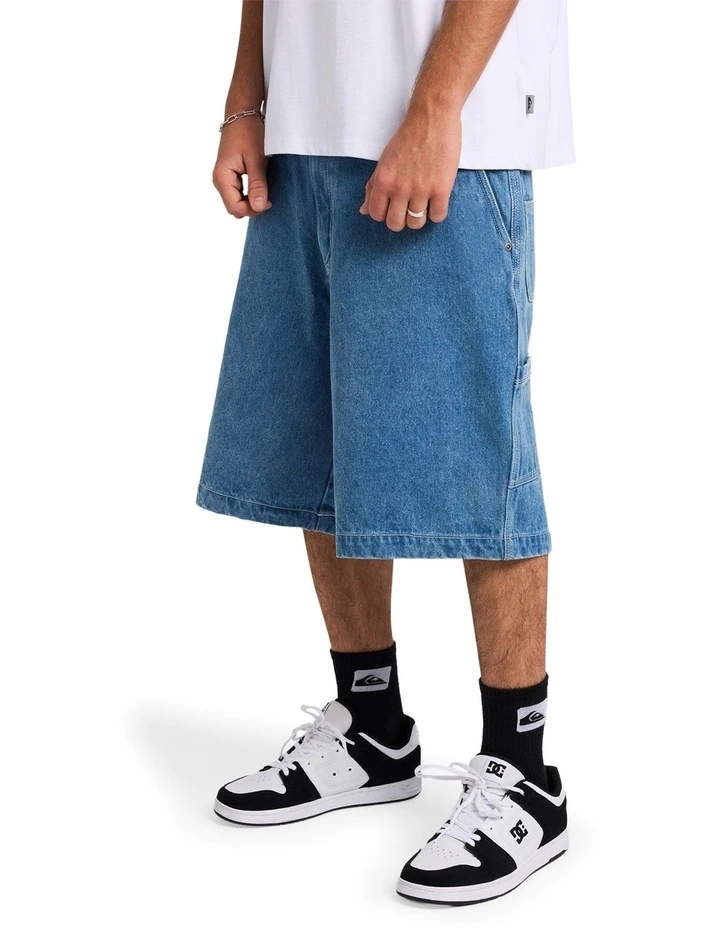 Wrench Denim Shorts In 2001 Stone Wash image 3