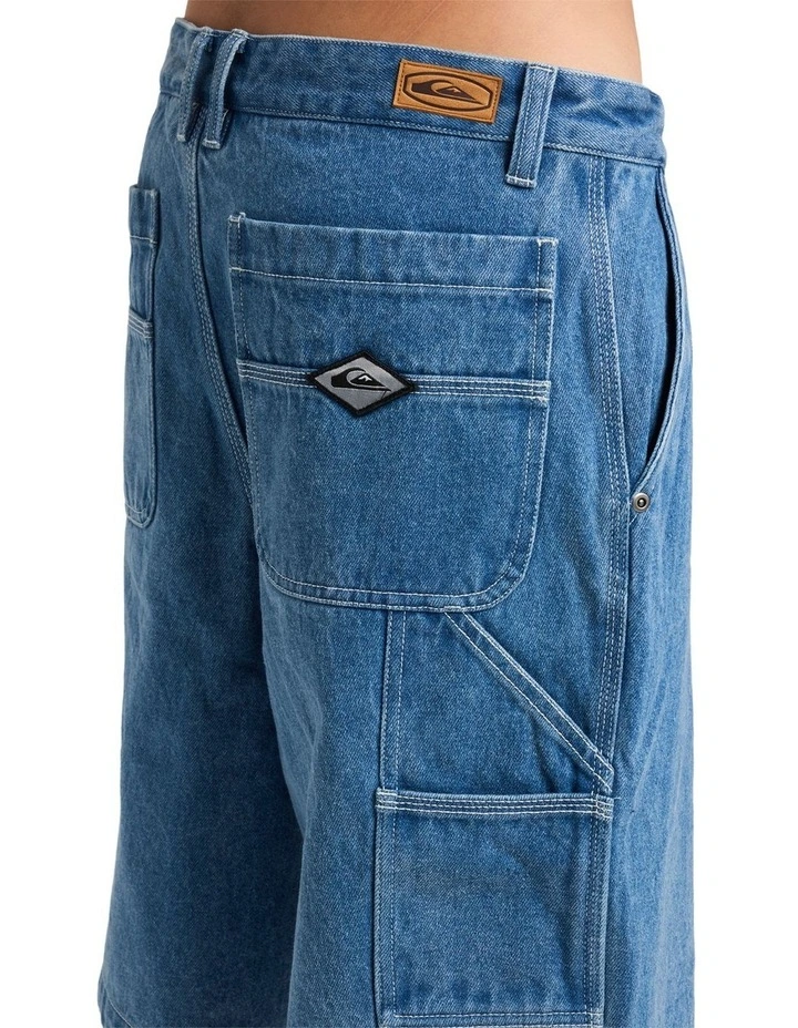 Wrench Denim Shorts In 2001 Stone Wash image 4