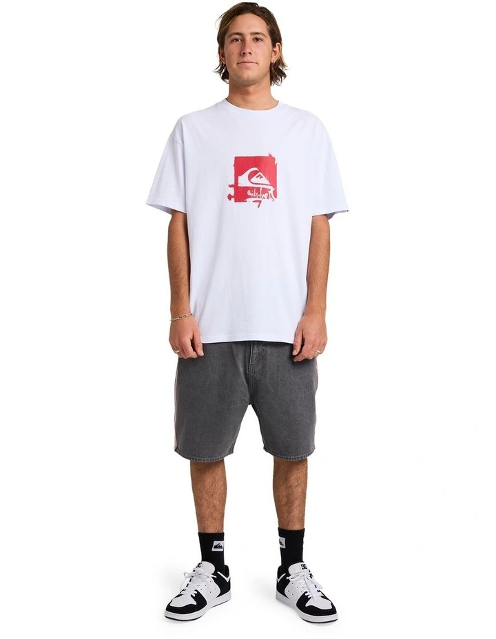 System Denim Shorts In Dark Smoke image 5
