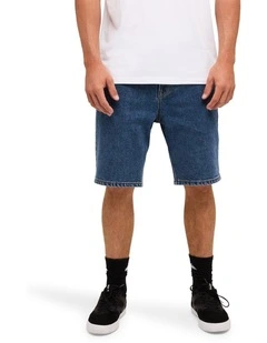Aqua Cult Denim Shorts In Aged