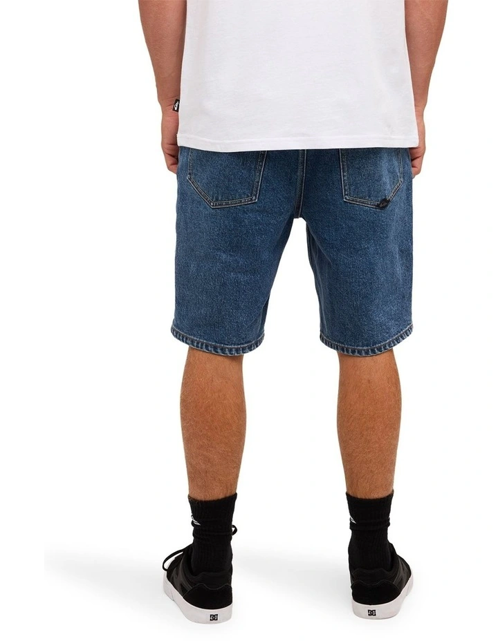 Aqua Cult Denim Shorts In Aged image 2
