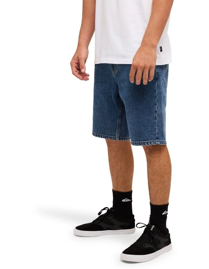 Aqua Cult Denim Shorts In Aged image 3