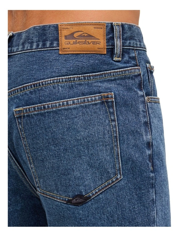 Aqua Cult Denim Shorts In Aged image 4
