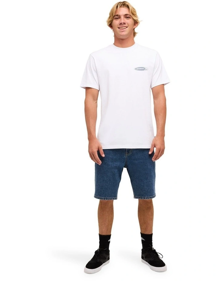 Aqua Cult Denim Shorts In Aged image 5