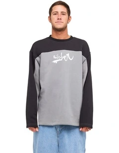 YG Factor Crew Neck Jumper In Quarry