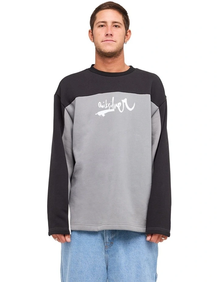 YG Factor Crew Neck Jumper In Quarry image 1