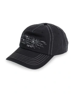 Altered 5 Panel Cap In Black