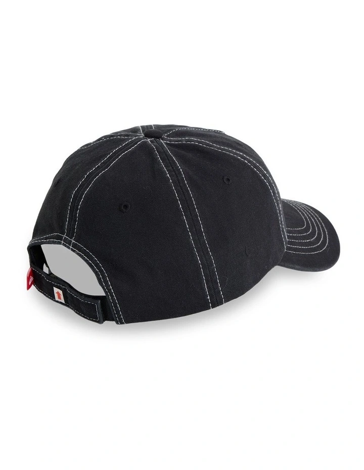 Altered 5 Panel Cap In Black image 2