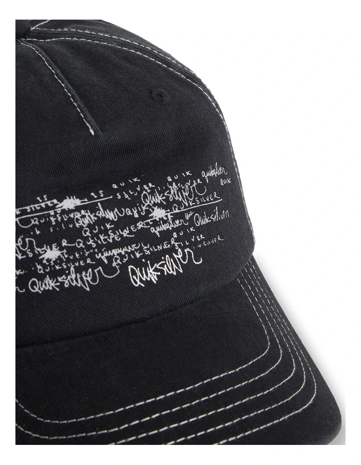 Altered 5 Panel Cap In Black image 3