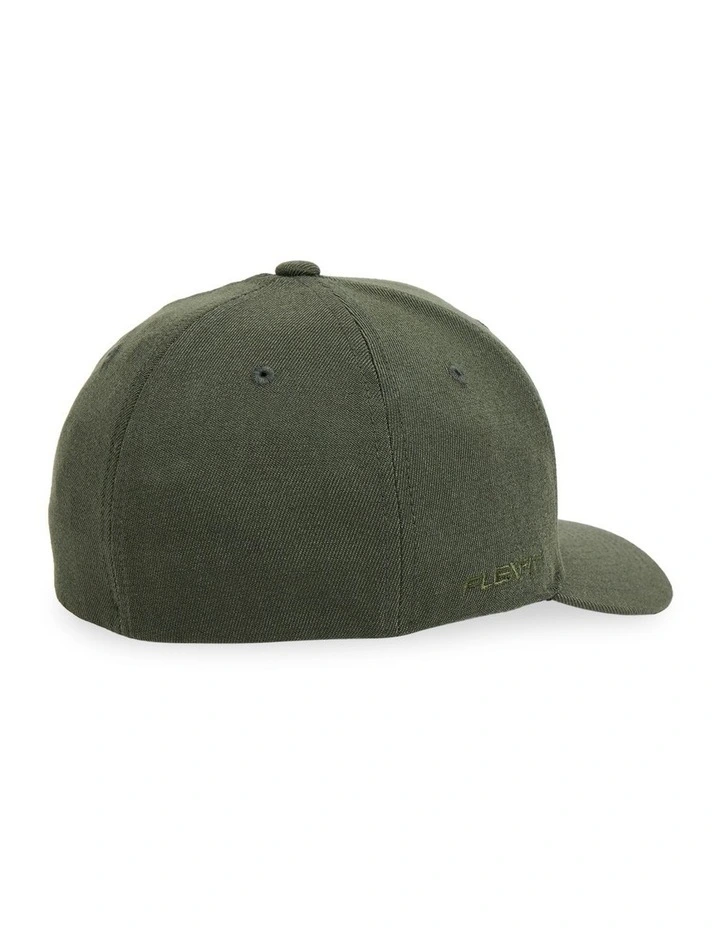 Mountain And Wave Baseball Cap In Green image 4
