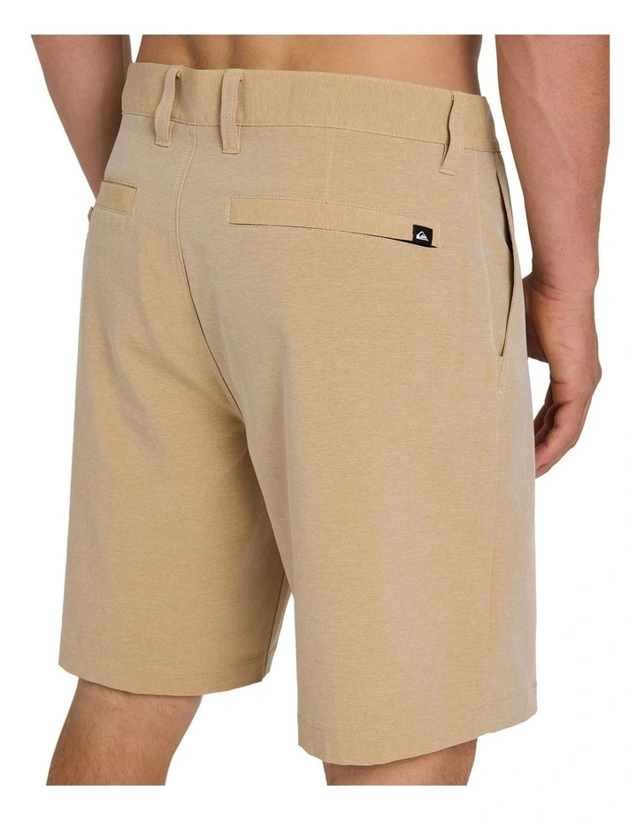 Union Heather Amph 19 Hybrid Shorts Khaki Heather image 4