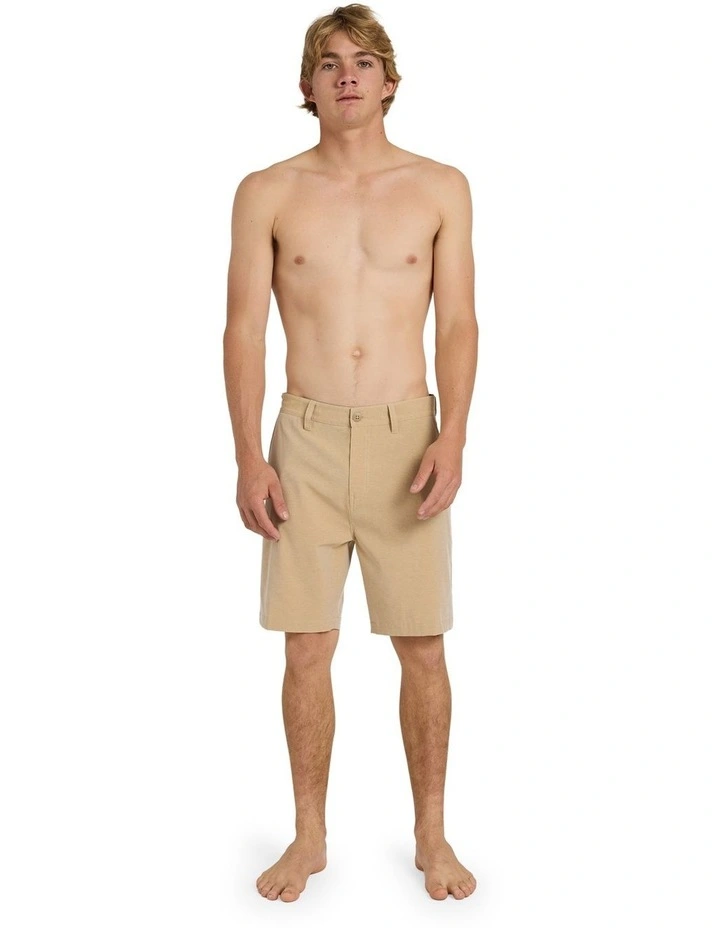 Union Heather Amph 19 Hybrid Shorts Khaki Heather image 5