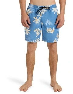 Everyday Printed 17 Volley Shorts Quiet Harbor Rave Dazie