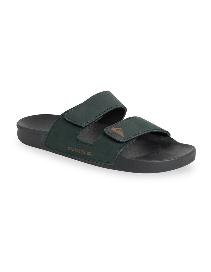 Sunset Nubuck Double Adjust Sandals Black image 1