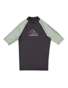 On Tour Short Sleeve Rash Vest Iceberg Green