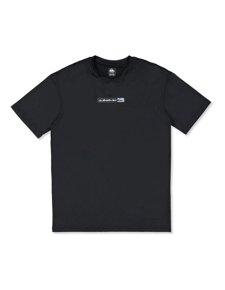 Omni Bar Short Sleeve Rashguard Black image 1
