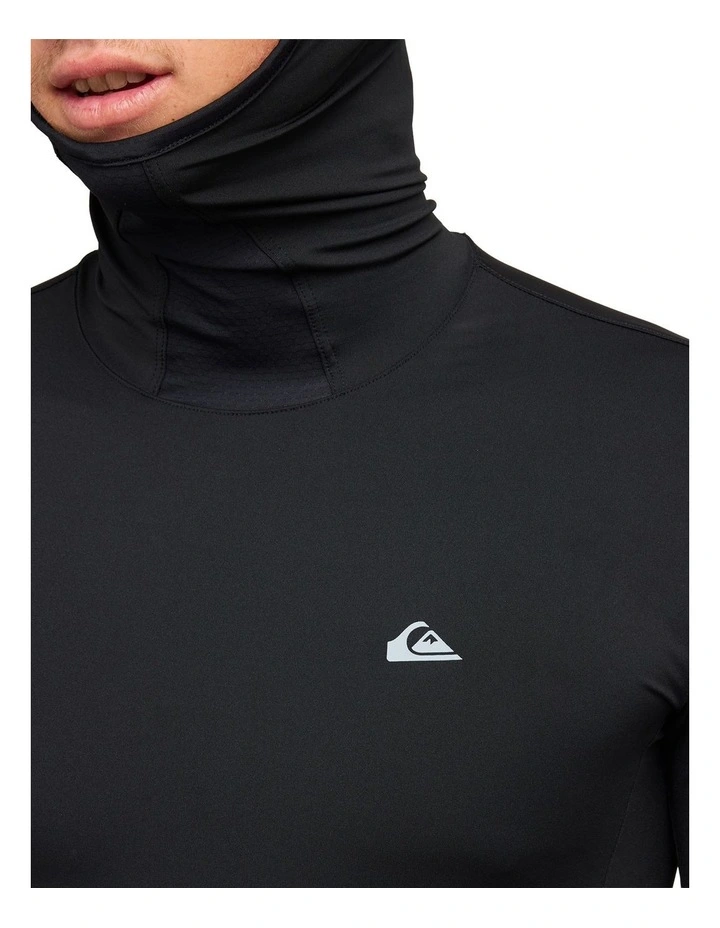 Highline UPF50 Hooded Long Sleeve Rashguard Black image 4