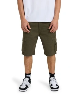 Crucial Battle 21 Cargo Shorts Grape Leaf