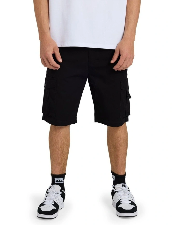 Crucial Battle 21 Cargo Shorts Black image 1