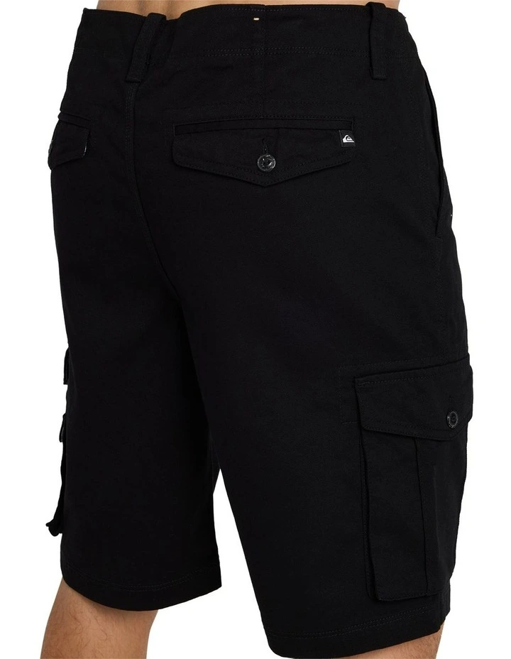 Crucial Battle 21 Cargo Shorts Black image 4