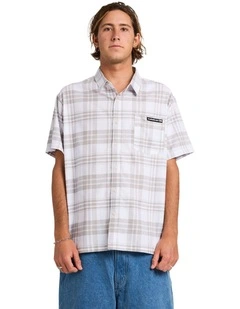 Campaign Short Sleeve Shirt Bone White
