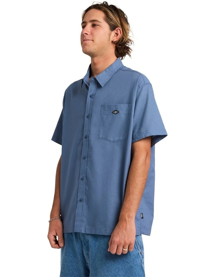 Liquid Short Sleeve Shirt China Blue image 3
