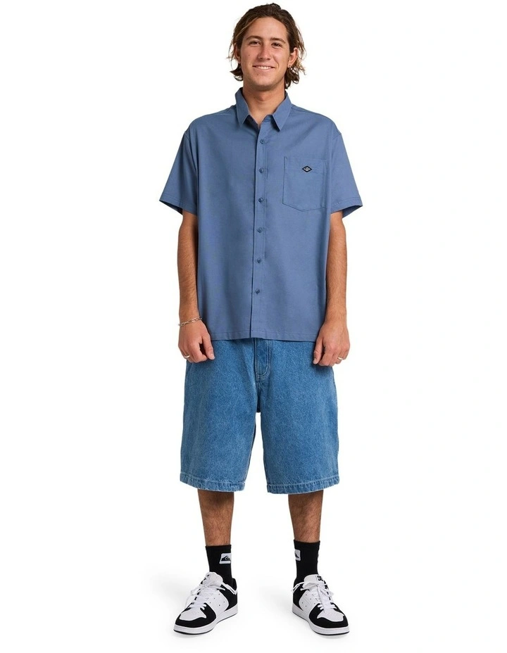Liquid Short Sleeve Shirt China Blue image 5