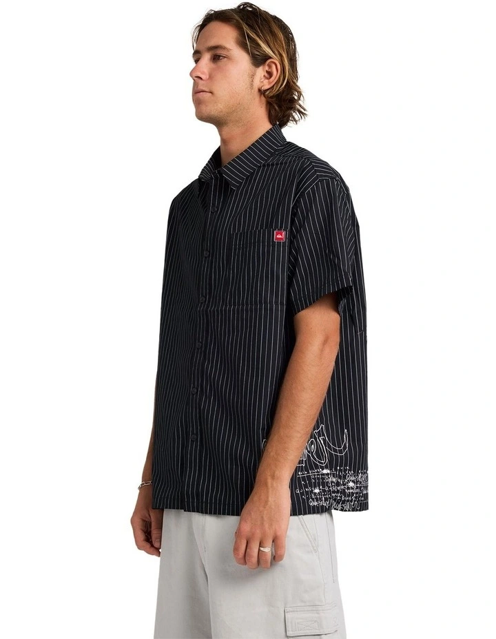 Altered Short Sleeve Shirt Black image 3