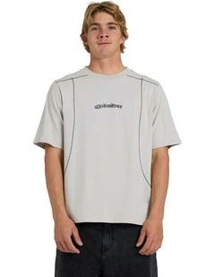 Stitch T-Shirt Grey Violet
