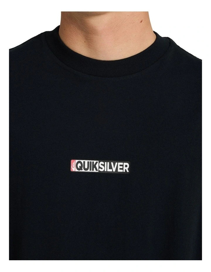 Sticker Oversized T-Shirt Black image 4