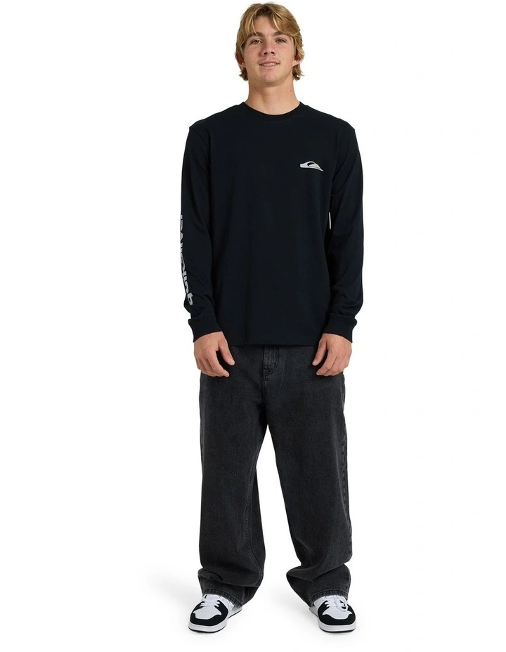 Carbon Long Sleeve T-Shirt Black image 5