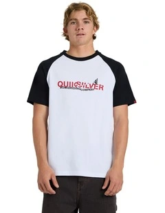 YG Split Raglan Oversized T-Shirt White