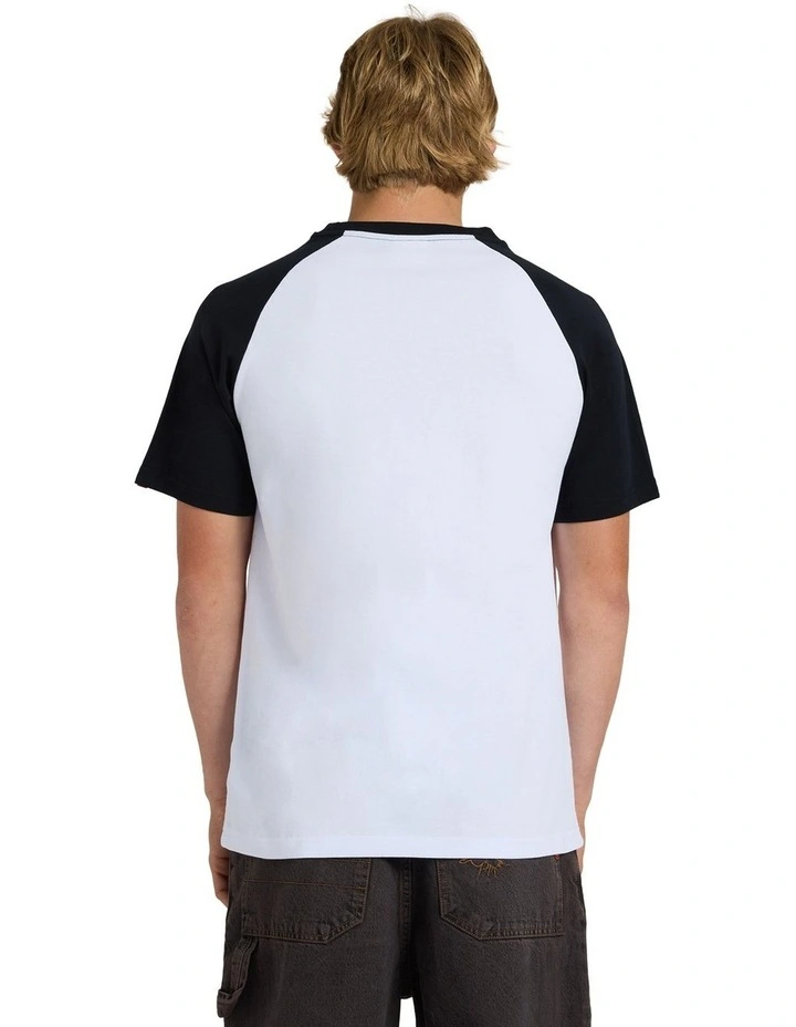 YG Split Raglan Oversized T-Shirt White image 2