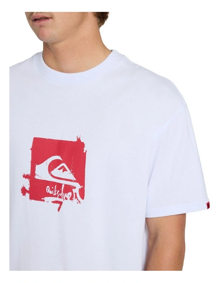 YG Impaired Box Oversized T-Shirt White image 4